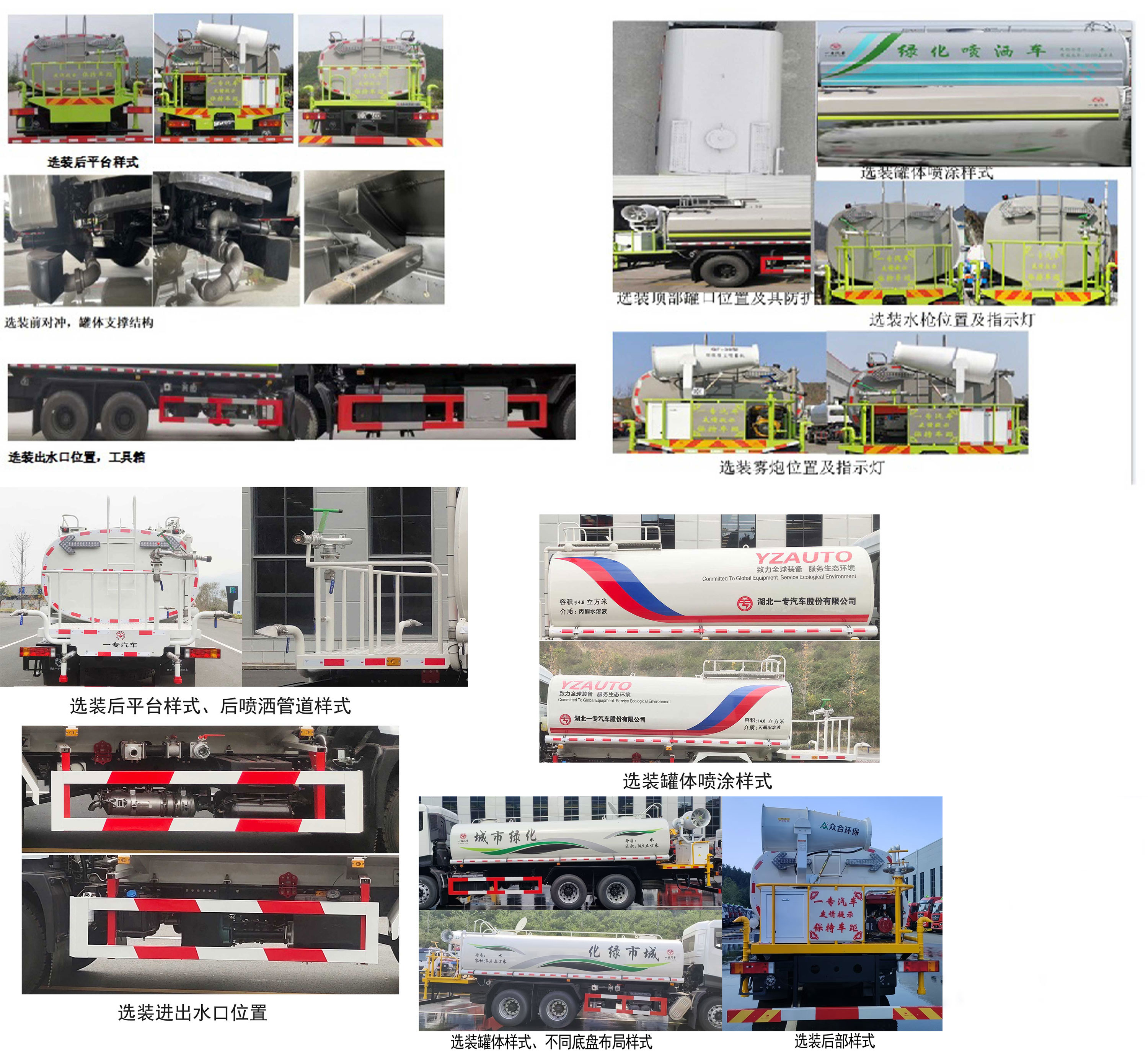 專致牌YZZ5250GPSD6綠化噴灑車公告圖片