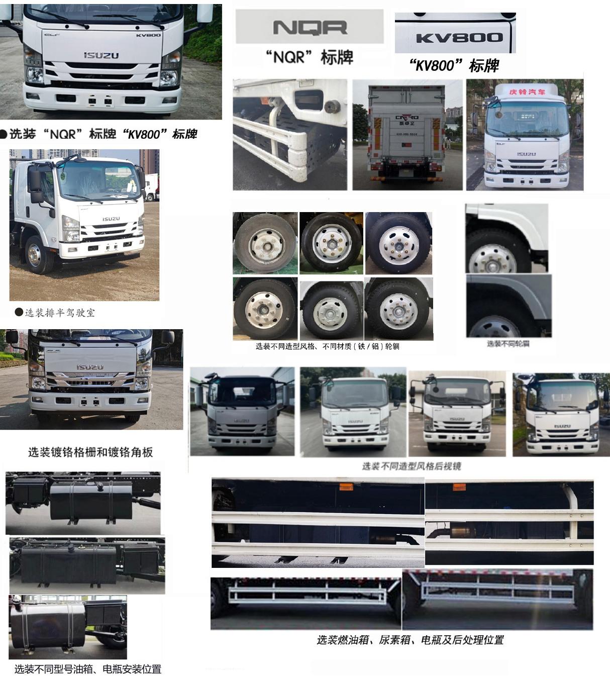 五十鈴牌QL5110XXYANMA廂式運(yùn)輸車(chē)公告圖片