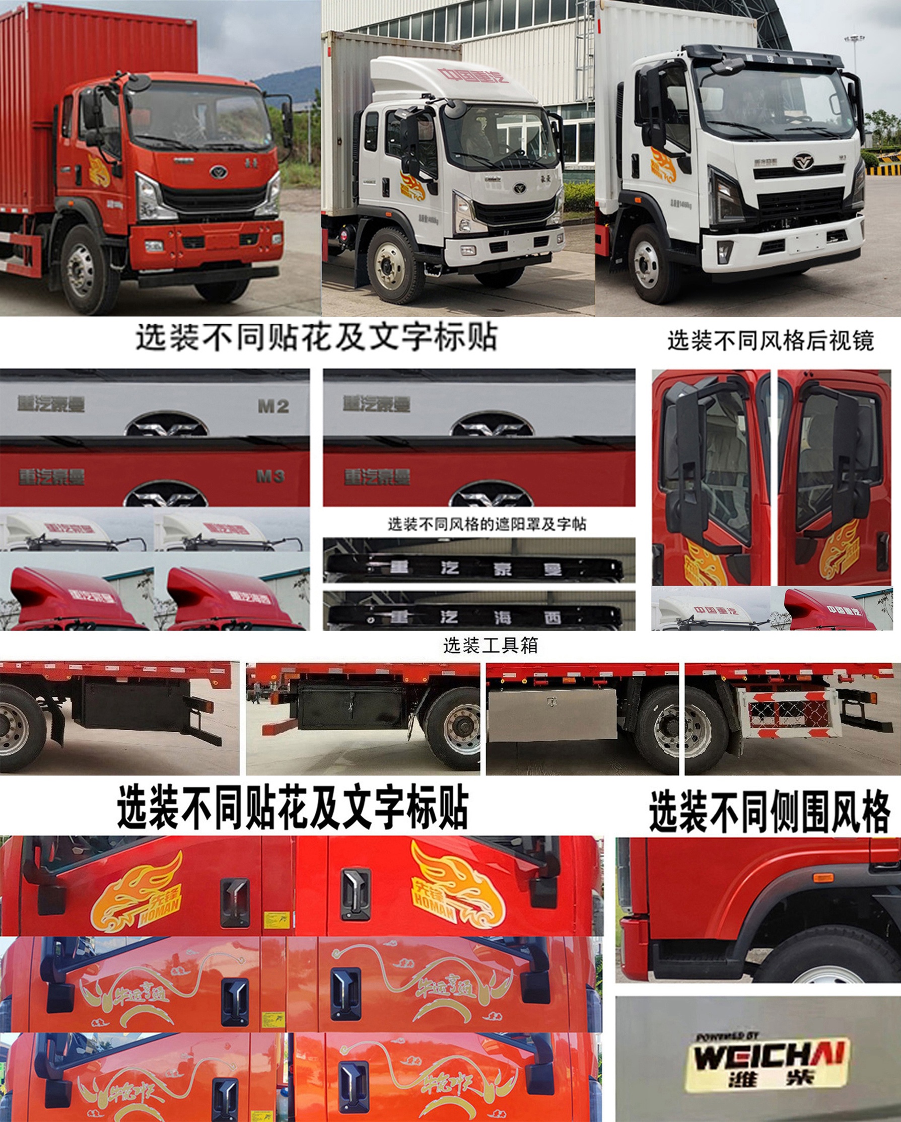 豪曼牌ZZ5148XXYG17FB0廂式運輸車公告圖片