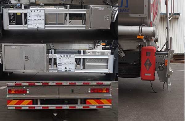 運(yùn)力牌LG5260GYYZ6鋁合金運(yùn)油車公告圖片