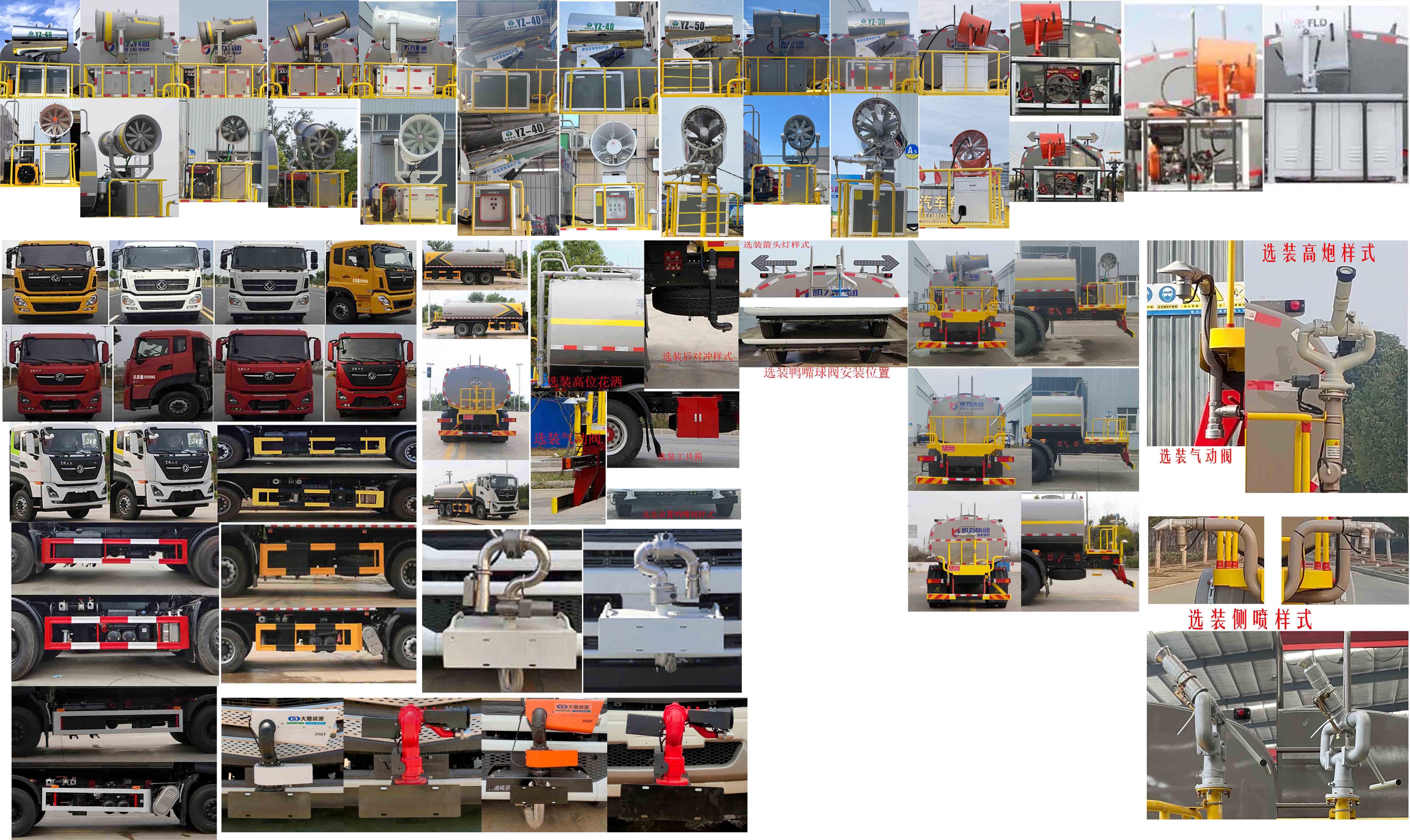 東風(fēng)天龍D320常規(guī) KLF5251GPSD6綠化噴灑車公告圖片