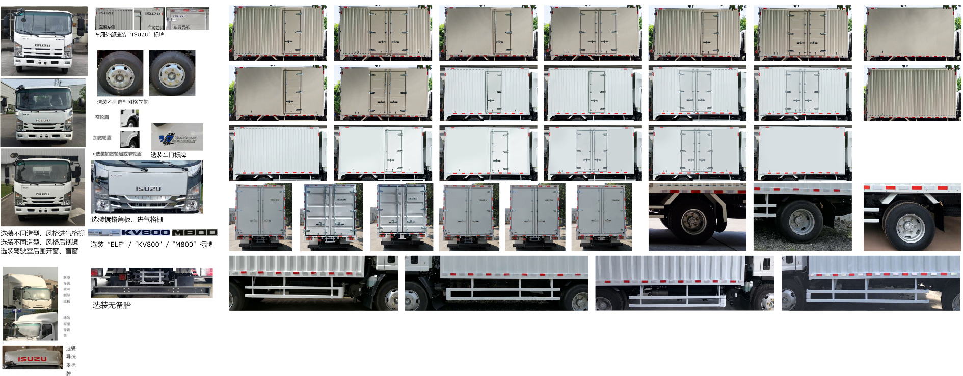 五十鈴牌QL5080XXYAKHA廂式運輸車公告圖片