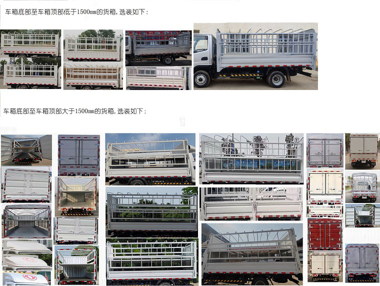 東風(fēng)牌EQ5040CCY6CDBAC倉(cāng)柵式運(yùn)輸車公告圖片