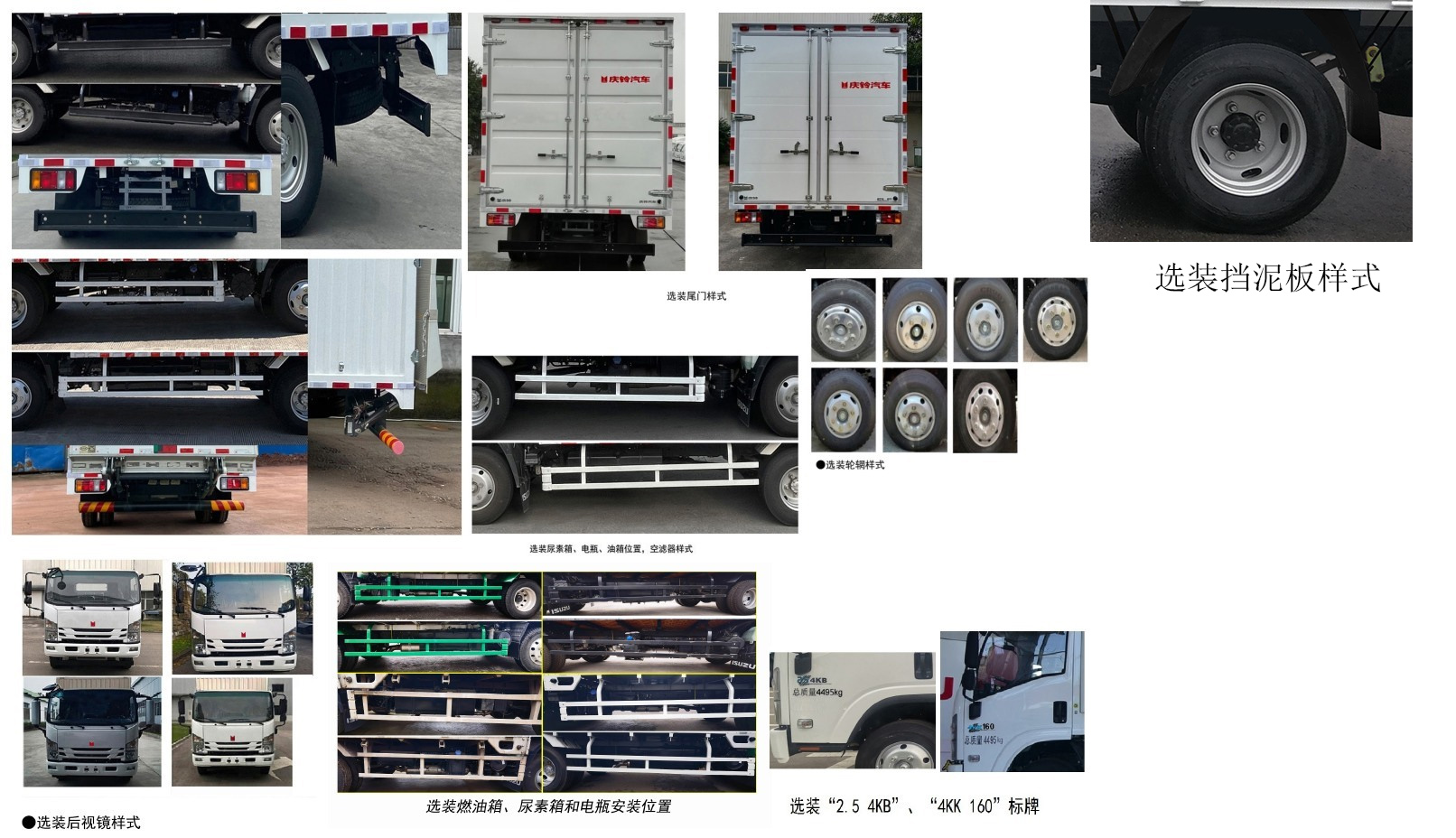 慶鈴牌(繁體)牌QL5043XXYNBHA廂式運(yùn)輸車(chē)公告圖片