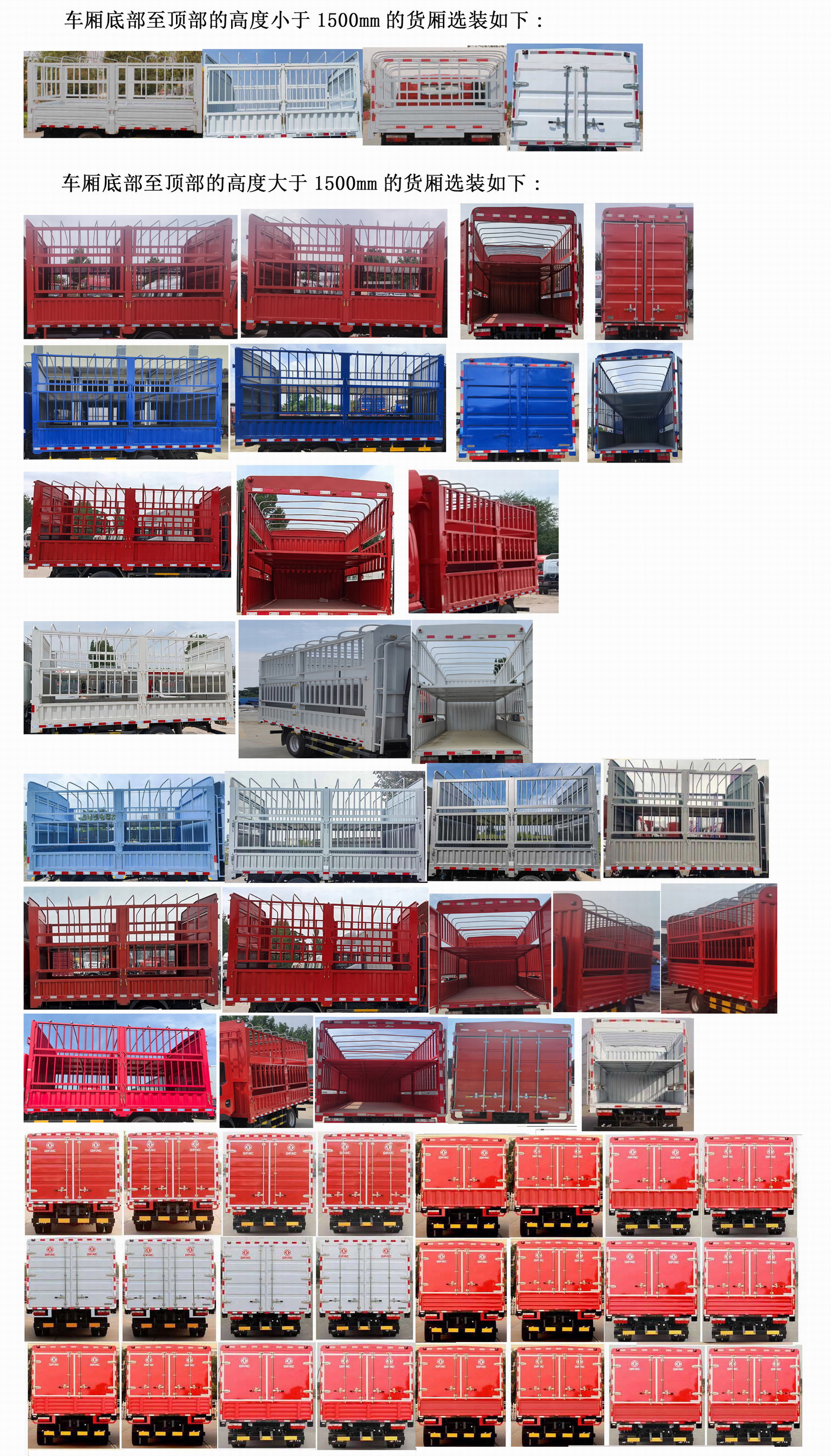 東風(fēng)牌EQ5045CCY3EDFAC倉柵式運輸車公告圖片