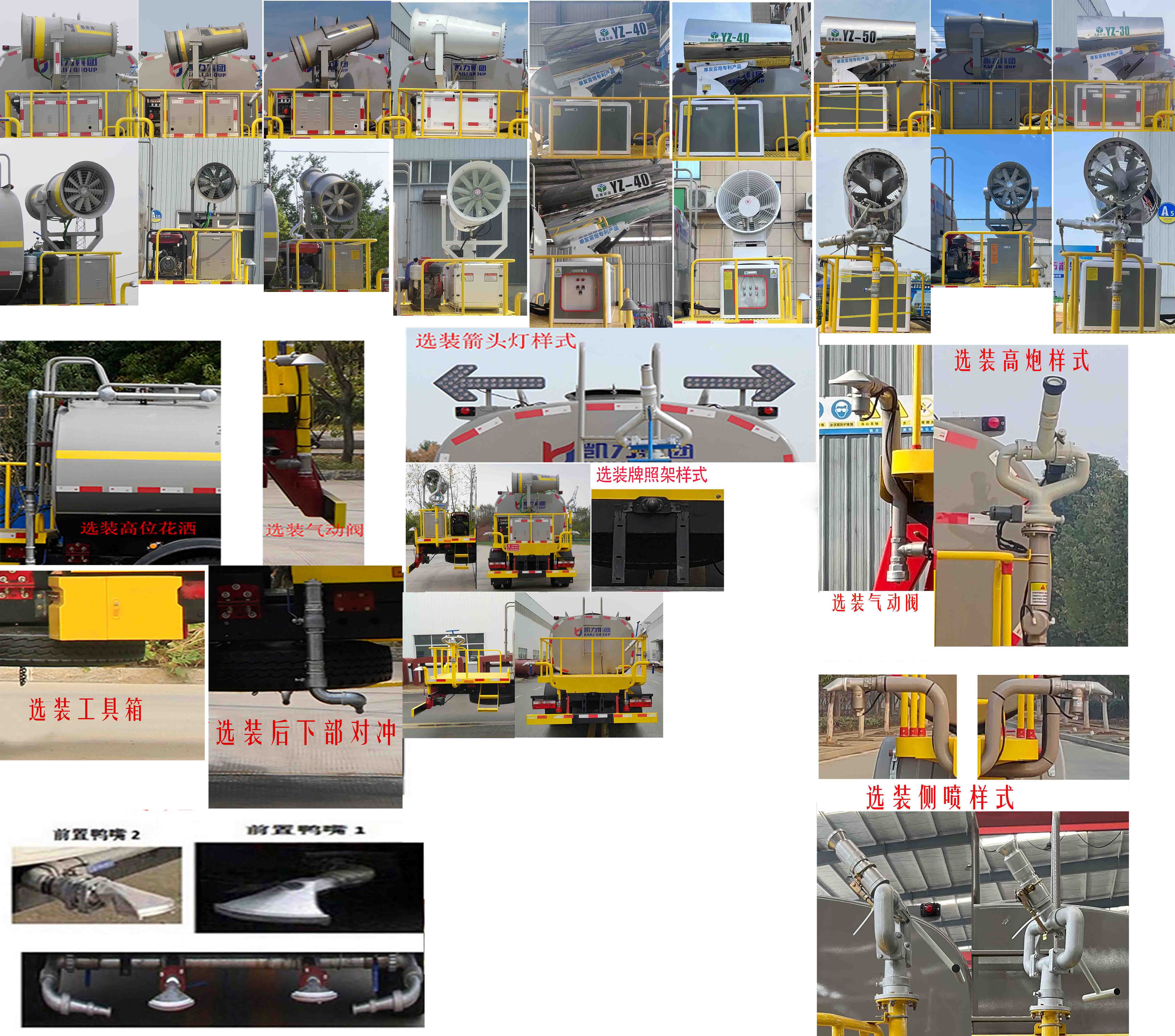 凱力風(fēng)牌KLF5122GPSE6綠化噴灑車公告圖片