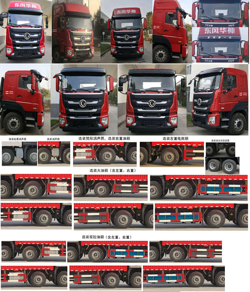 東風(fēng)牌EQ5316XYKL6D78翼開啟廂式車公告圖片