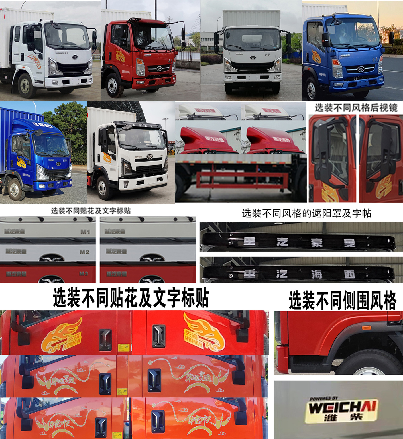 豪曼牌ZZ5078XXYF17FB0廂式運輸車公告圖片