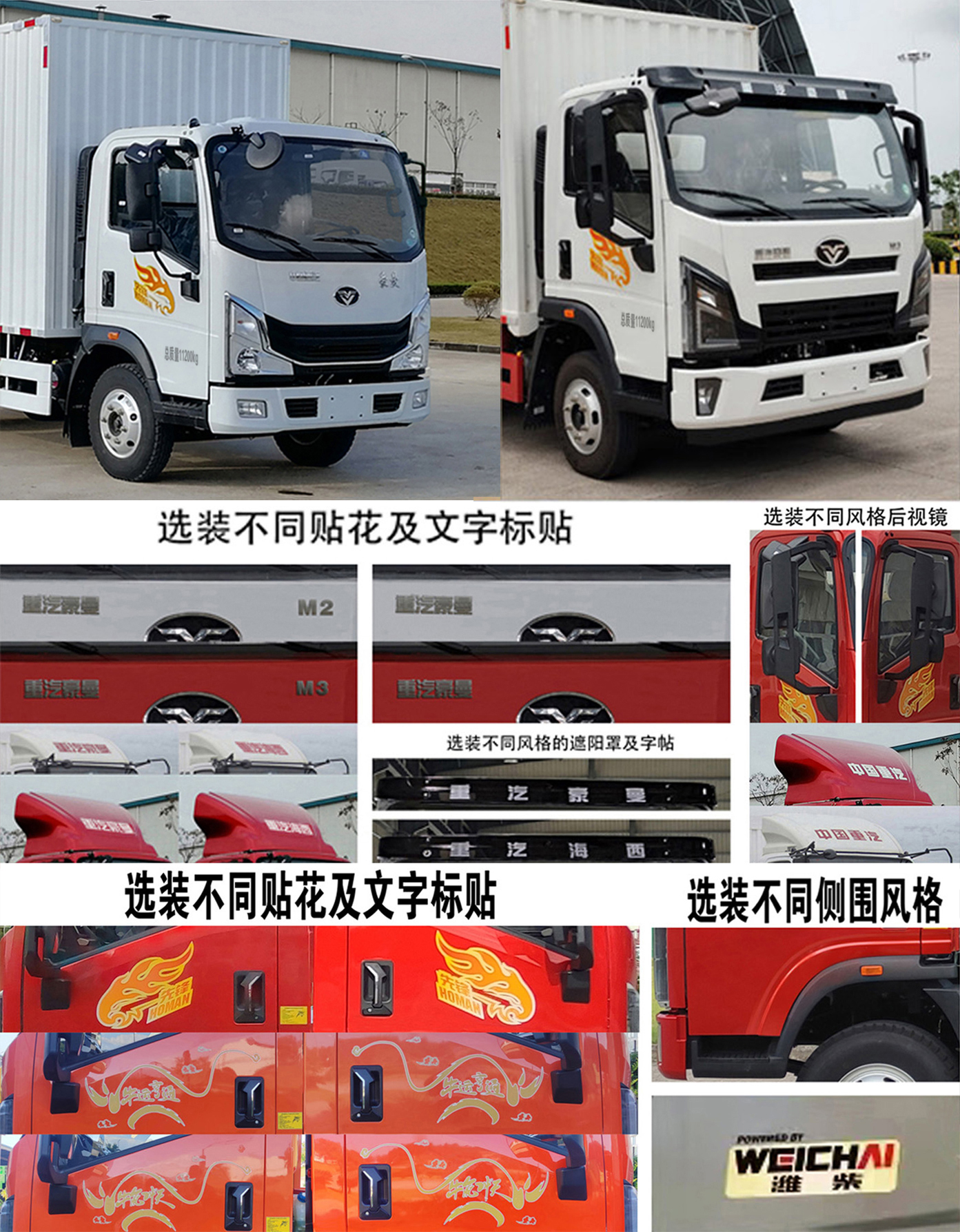 豪曼牌ZZ5118XXYG17FB1廂式運輸車公告圖片