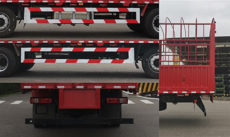 紅巖牌CQ5257CCYEY08523J倉柵式運輸車公告圖片