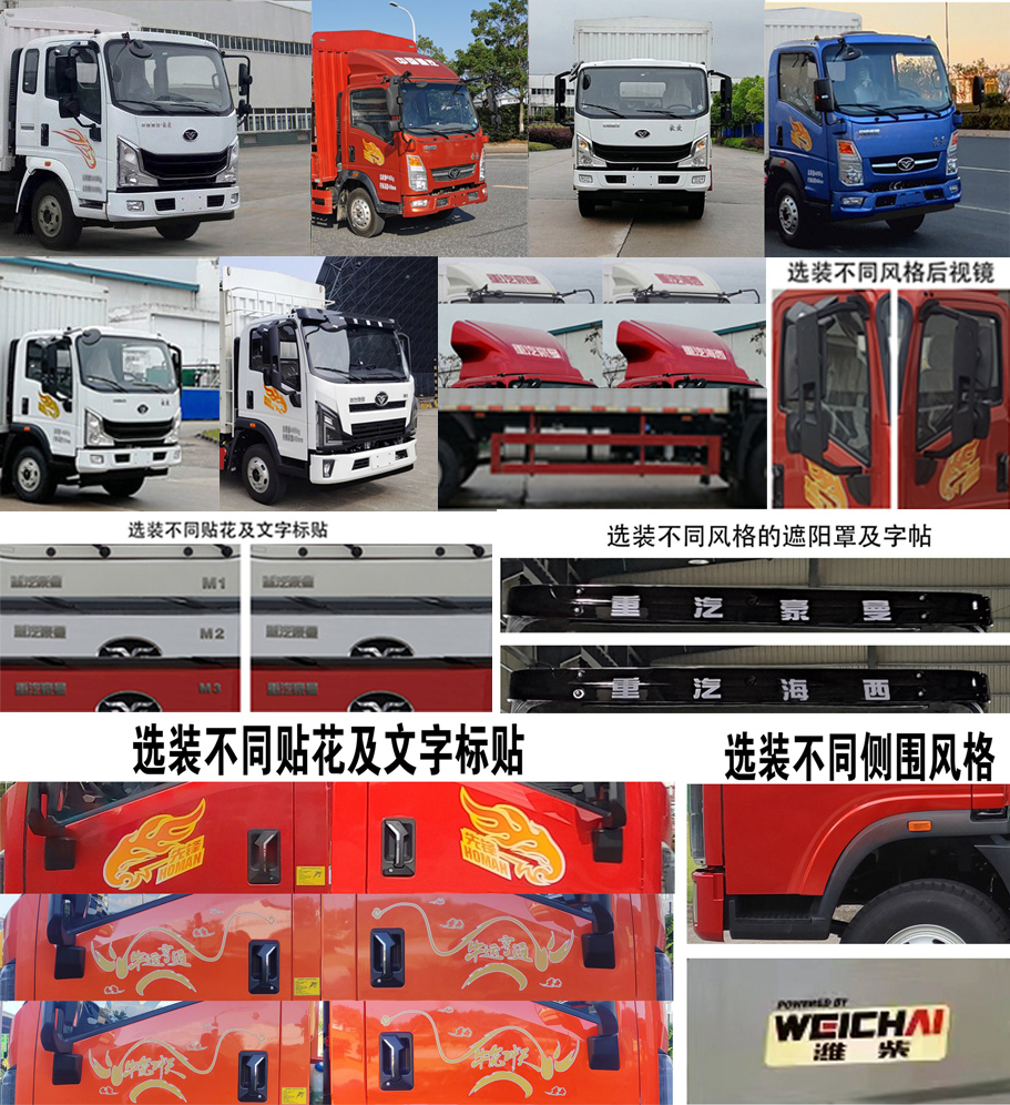 豪曼牌ZZ5078CCYF17FB0倉柵式運輸車公告圖片