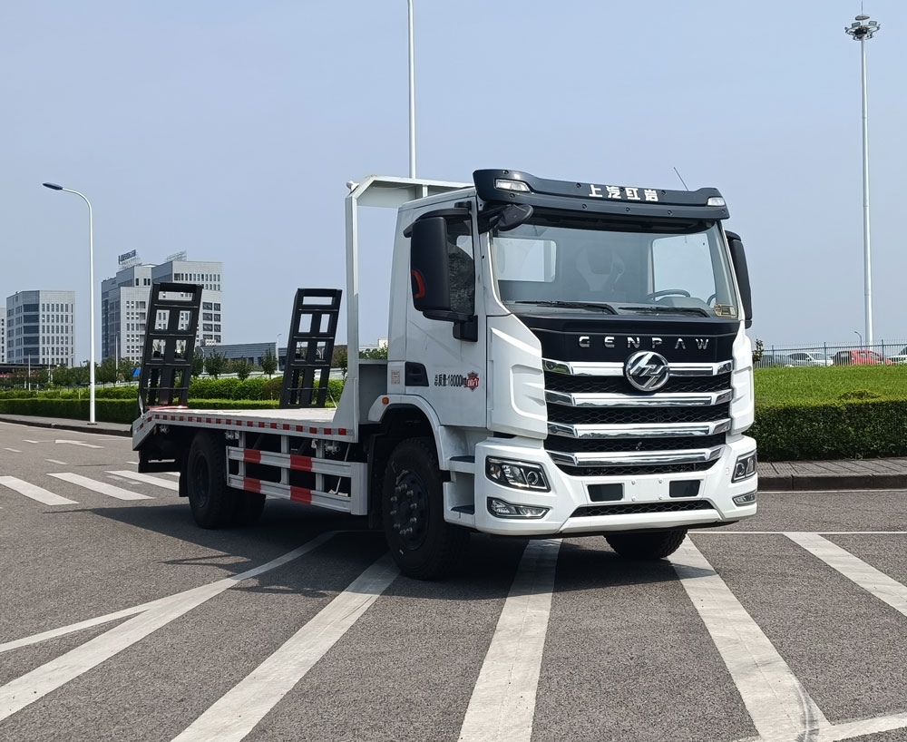 紅巖牌CQ5187TPBEY05461J平板運輸車