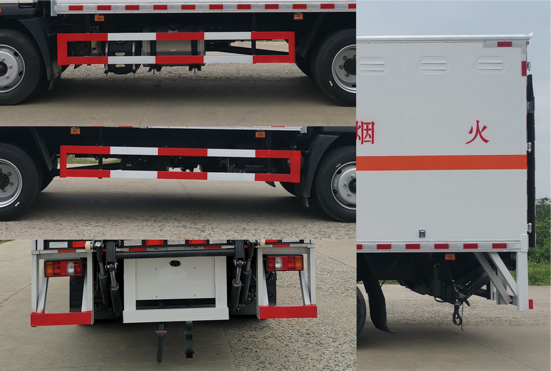 大力牌DLQ5121XRYZZ6易燃液體廂式運(yùn)輸車公告圖片