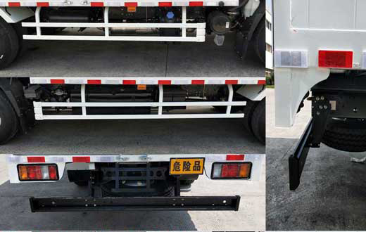 慶鈴牌QL5080XRQBUKAJ易燃?xì)怏w廂式運輸車公告圖片