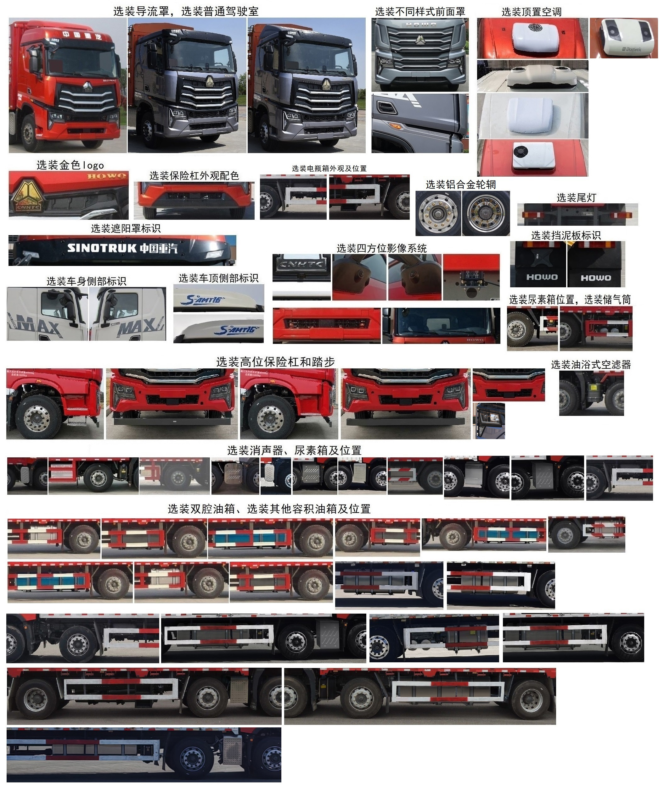 豪沃牌ZZ5257CCYN54CKF1倉柵式運輸車公告圖片