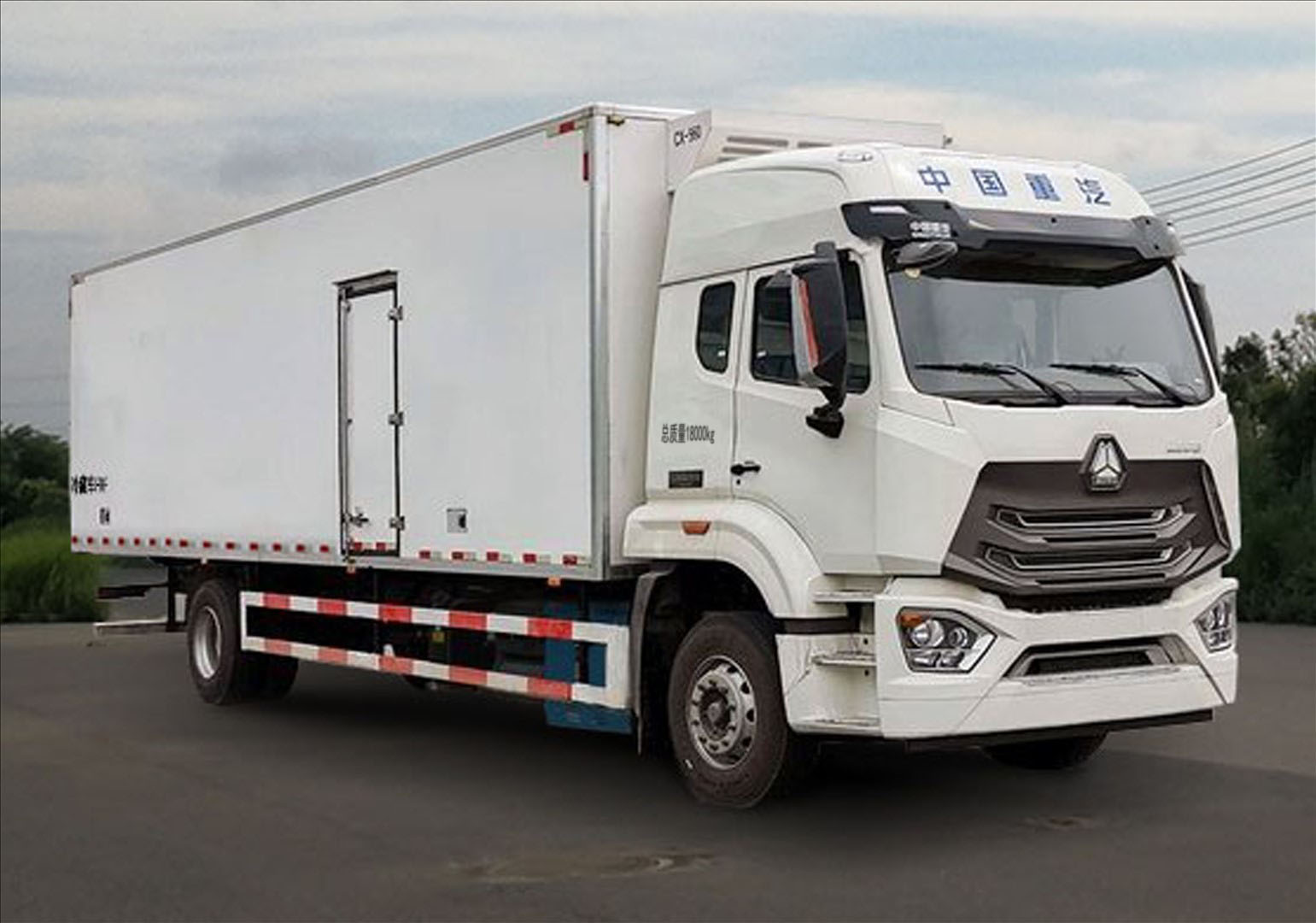 豪沃牌ZZ5187XLCK711JF1冷藏車公告圖片