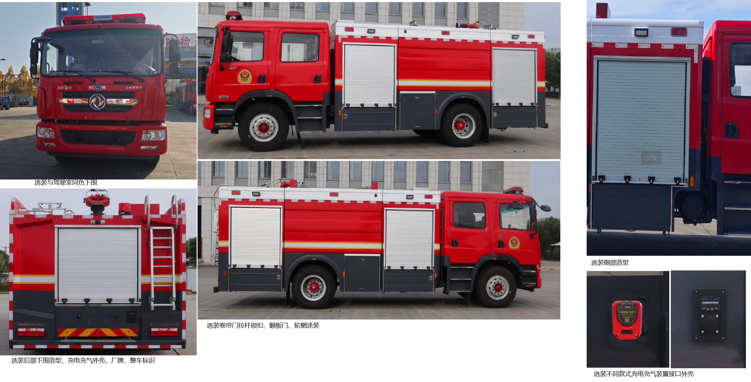 潤泰牌RT5160GXFSG60/D6水罐消防車公告圖片