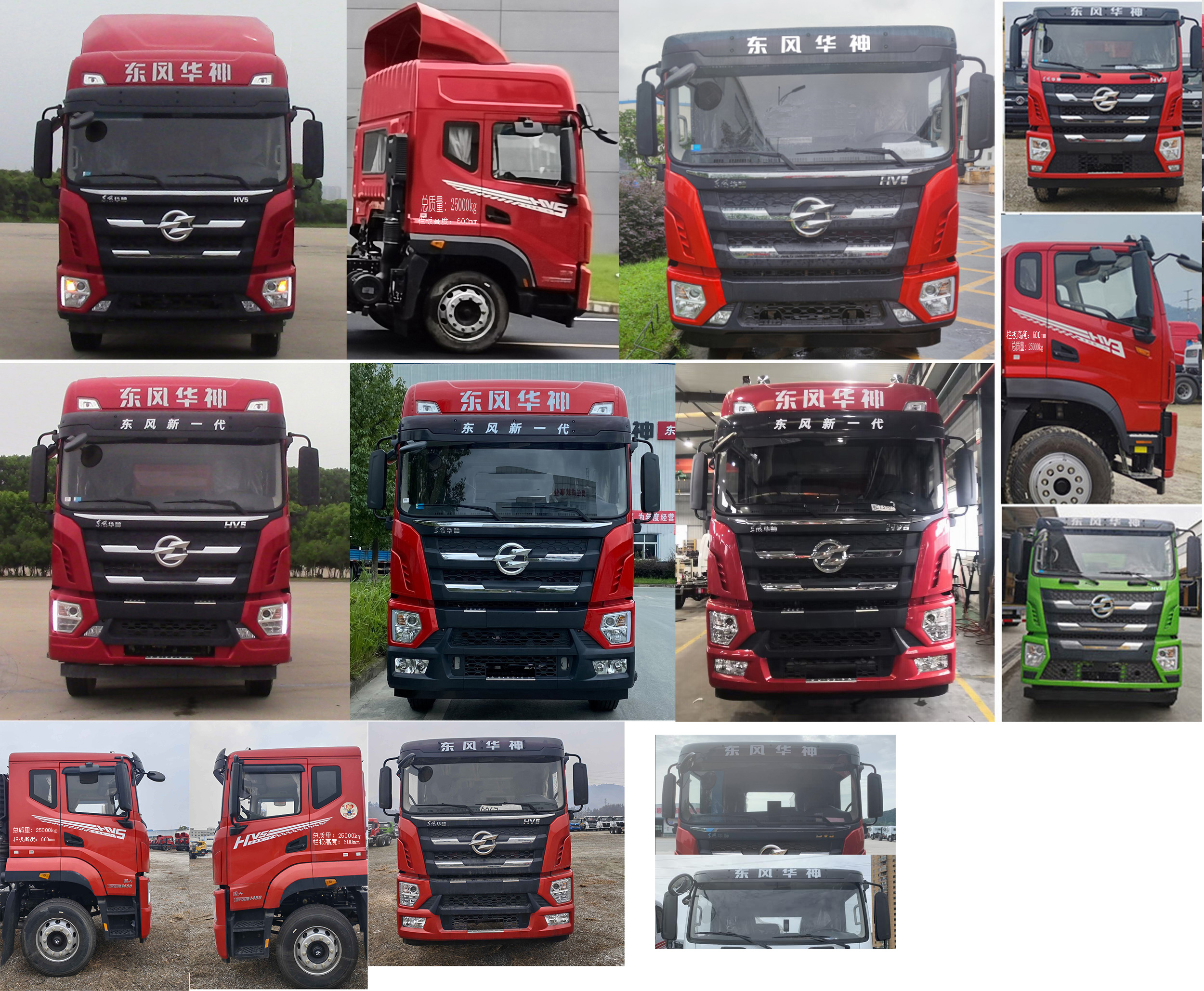 華神牌DFD5256CCYL6D21倉柵式運輸車公告圖片