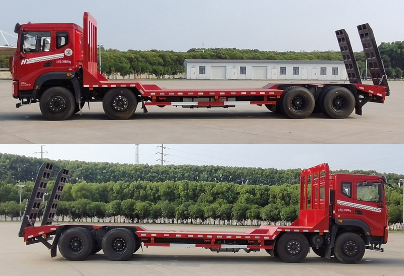 華神牌DFD5316TPBL6D41平板運(yùn)輸車公告圖片