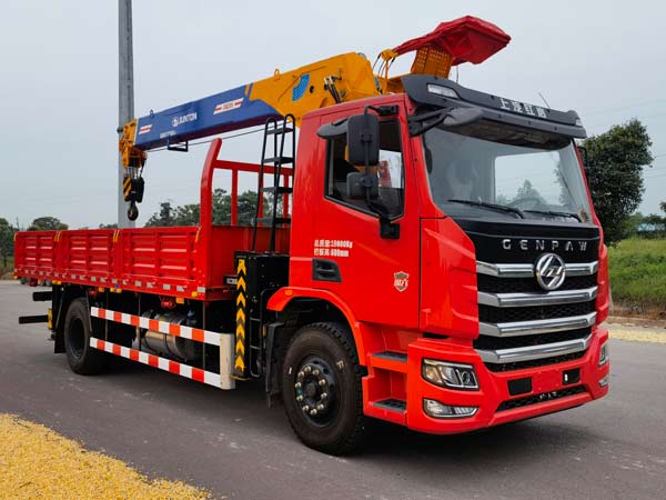 駿通牌JF5180JSQCQ08隨車起重運(yùn)輸車