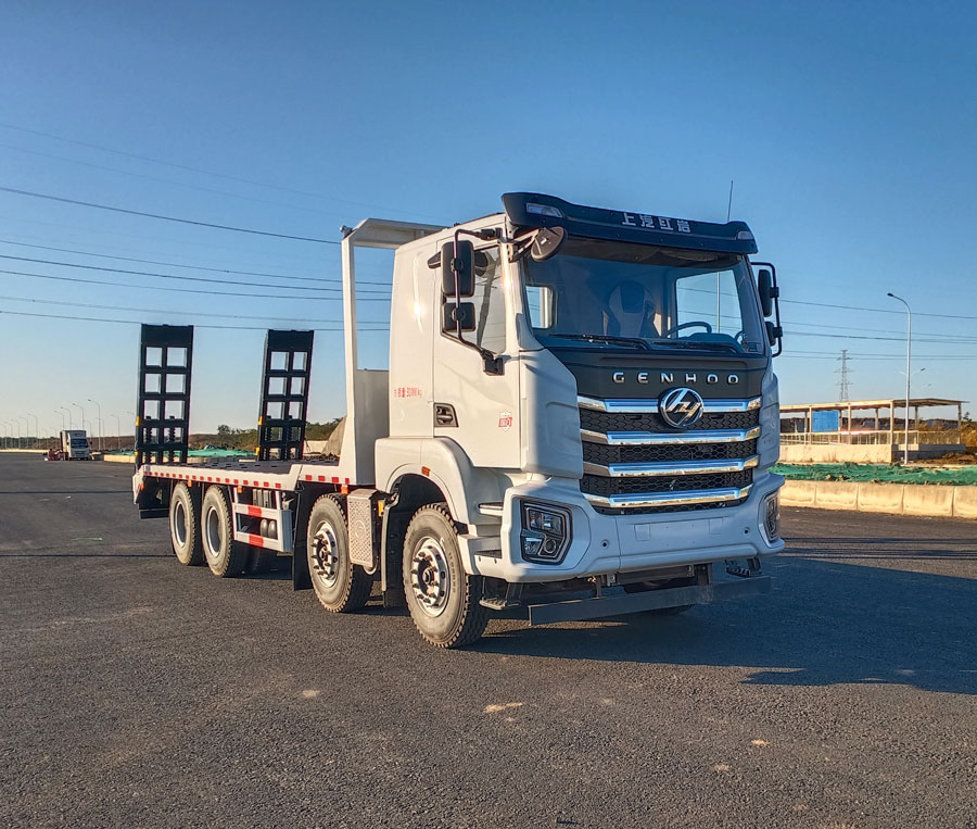 紅巖牌CQ5317TPBEY08326平板運輸車