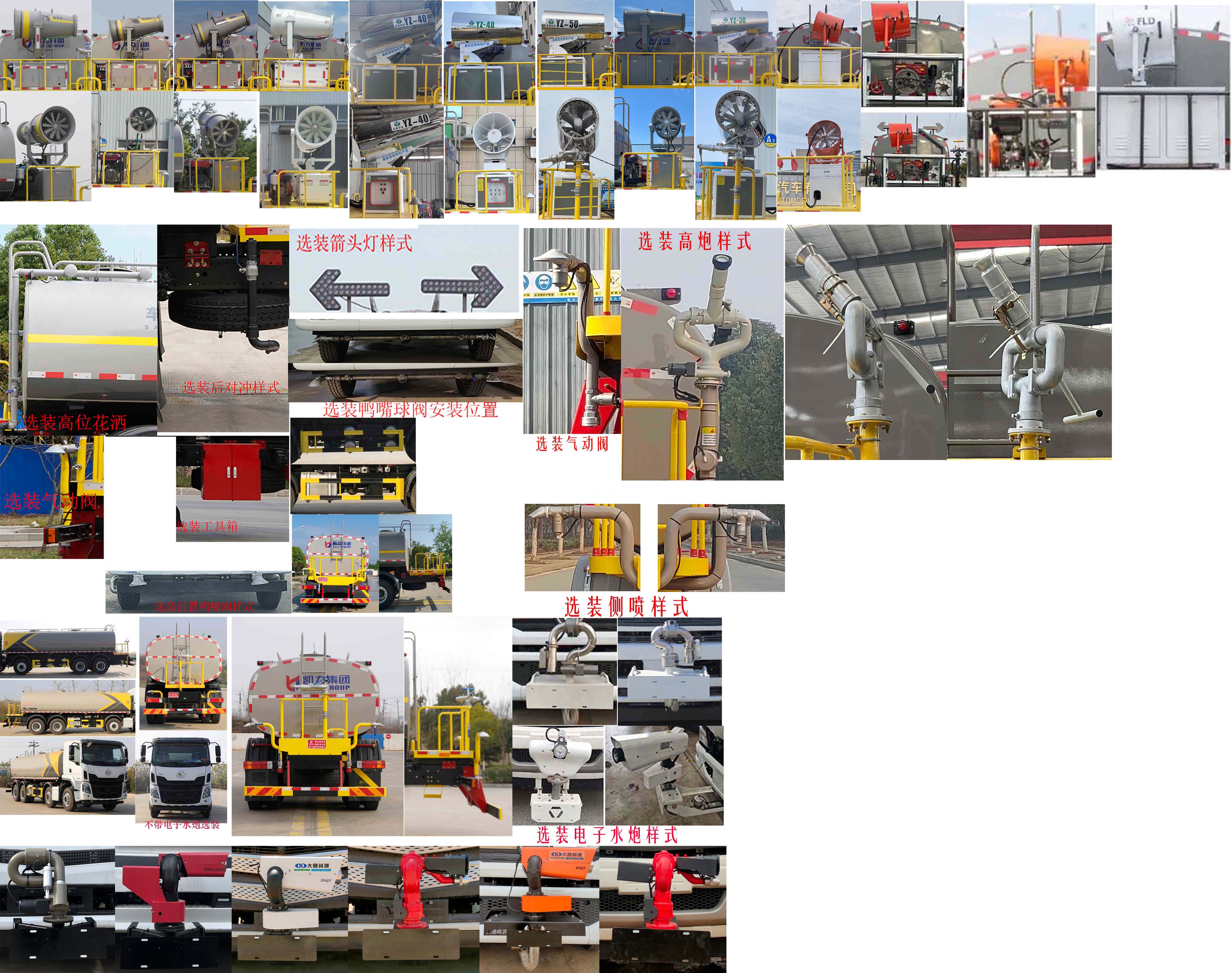 凱力風(fēng)牌KLF5310GPSL6綠化噴灑車公告圖片