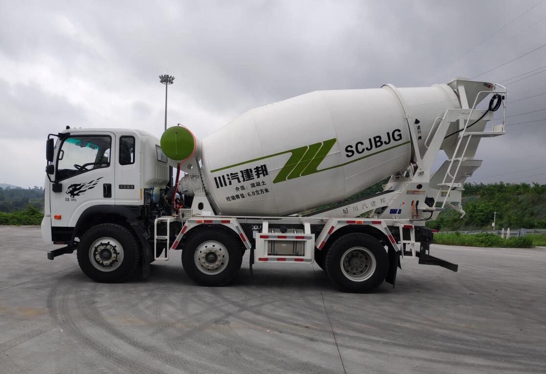 川汽建邦牌JBJ5240GJBG6混凝土攪拌運(yùn)輸車公告圖片