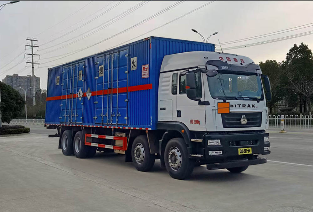 楚飛牌CLQ5320XZW6ZZ雜項(xiàng)危險(xiǎn)物品廂式運(yùn)輸車公告圖片