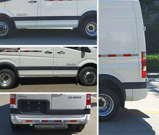 福田牌BJ5048XXY-A6廂式運(yùn)輸車公告圖片