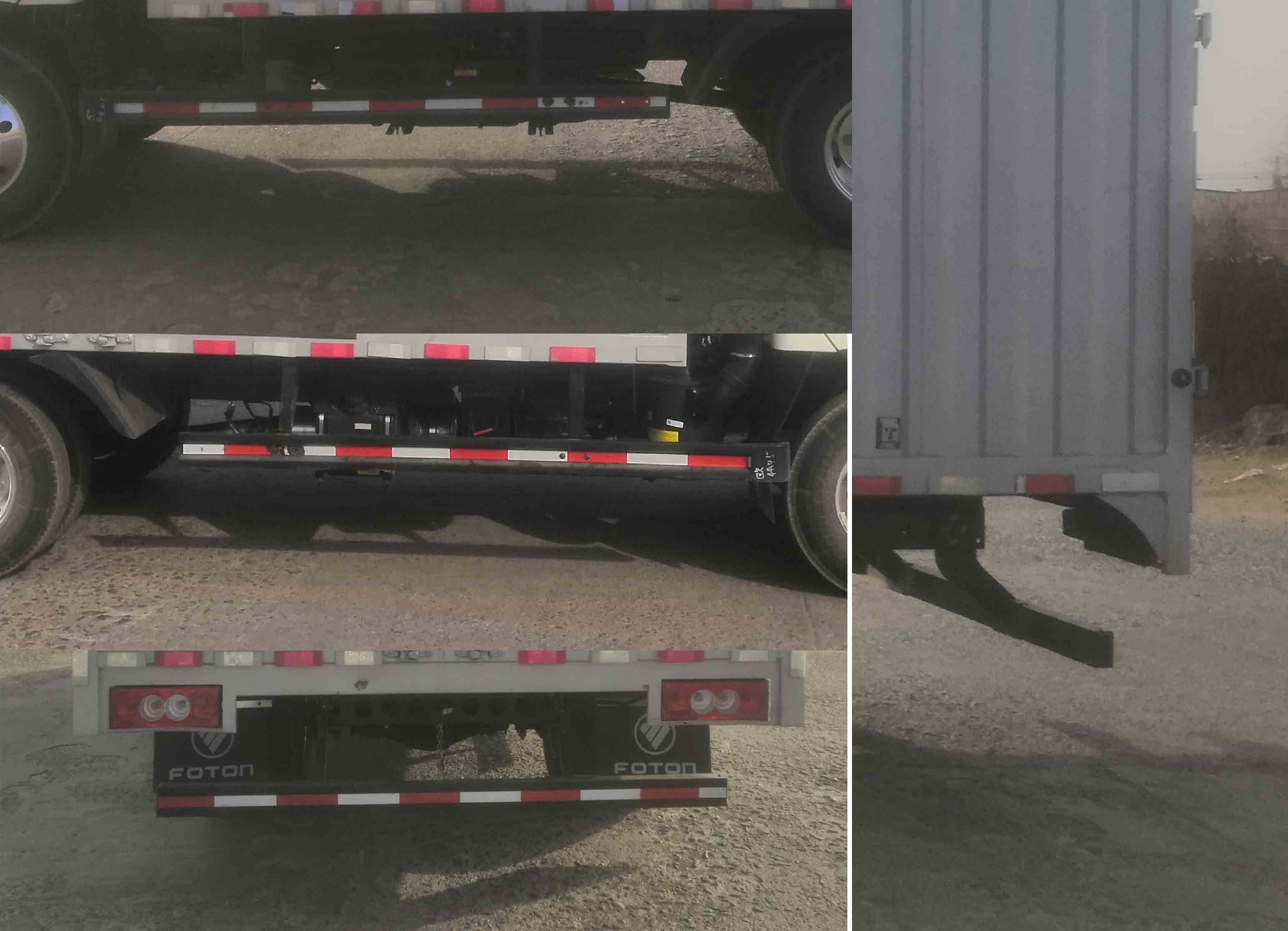 福田牌BJ5041XXY8JDA-AB4廂式運(yùn)輸車公告圖片