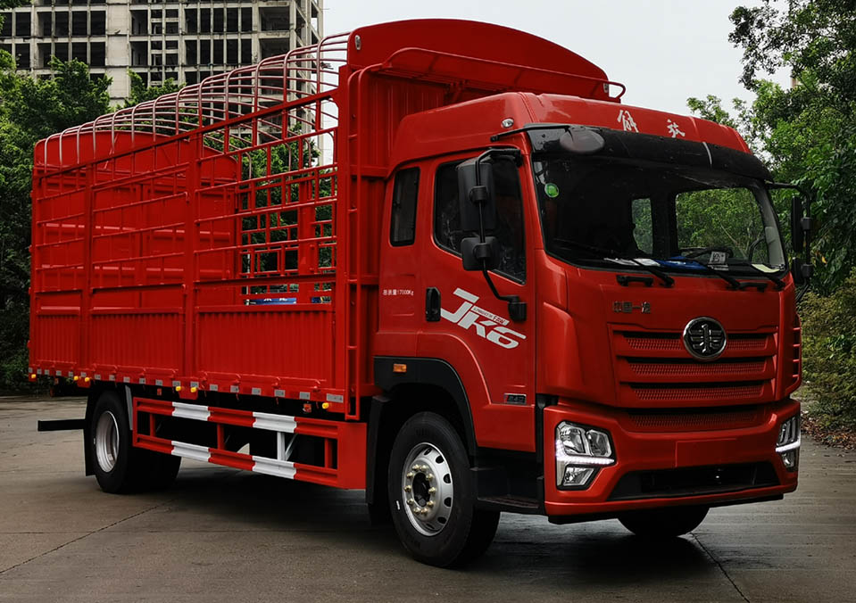 解放牌CA5170CCYP28K8L2E6A90倉柵式運輸車公告圖片