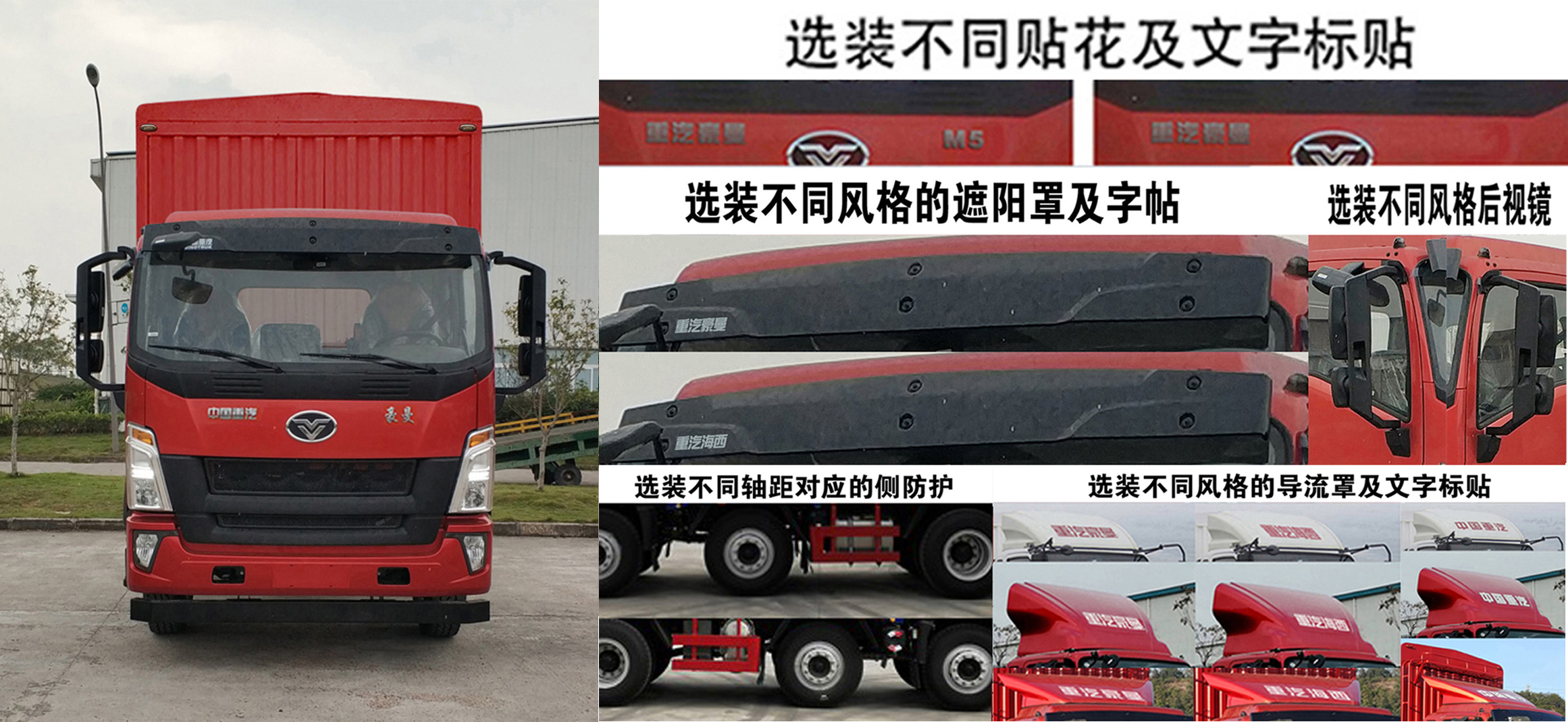 豪曼牌ZZ5248CCYKC0FB1倉柵式運輸車公告圖片