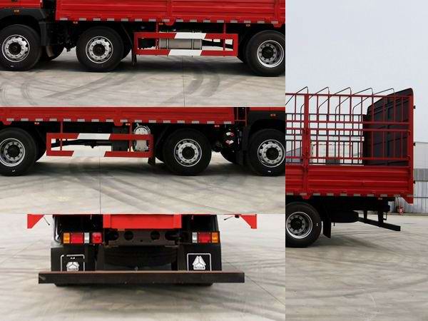 豪曼牌ZZ5248CCYKC0FB1倉柵式運輸車公告圖片