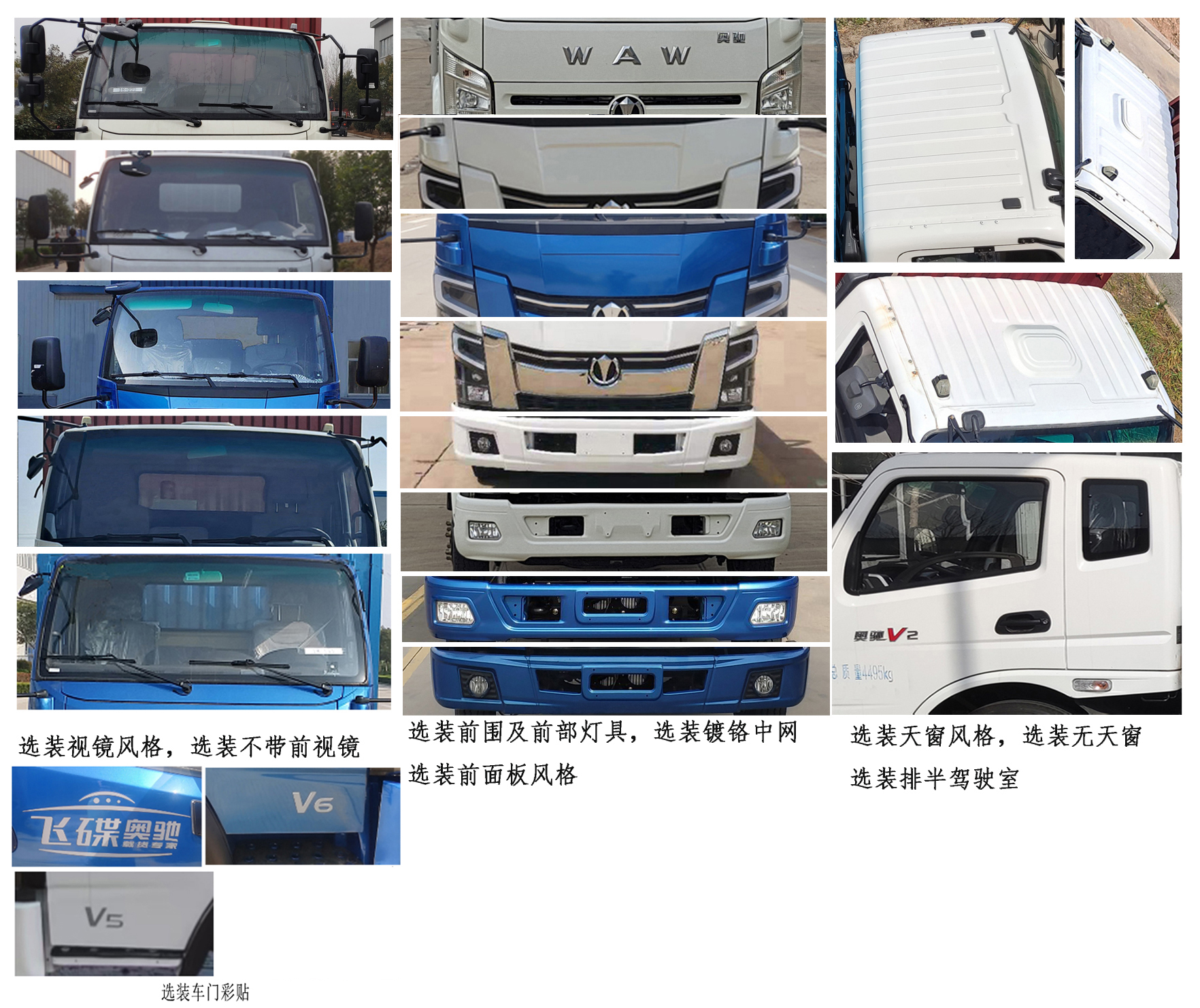 飛碟牌FD5042CCYW63K6-2倉柵式運輸車公告圖片