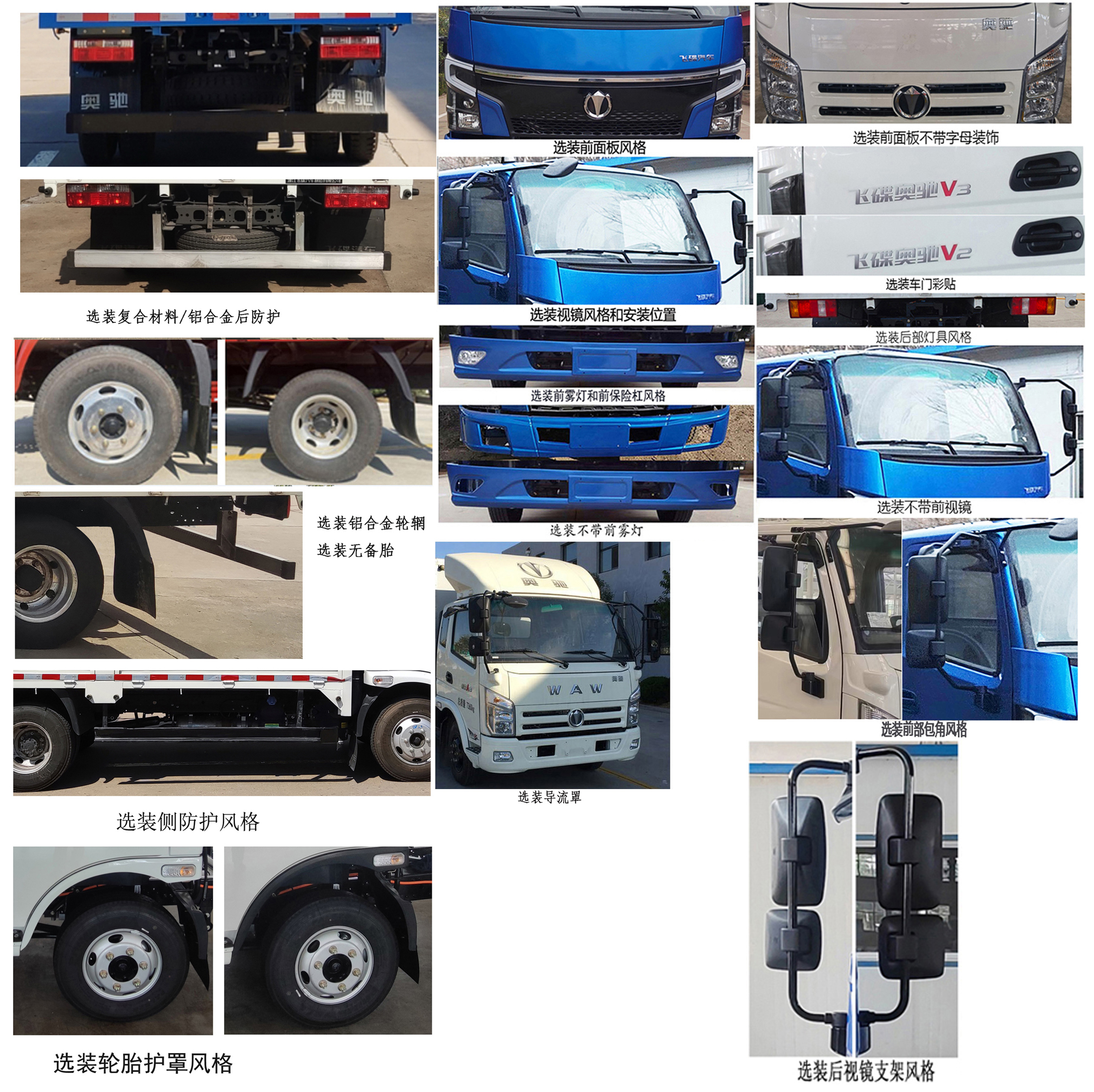 飛碟牌FD5042CCYW63K6-2倉柵式運輸車公告圖片