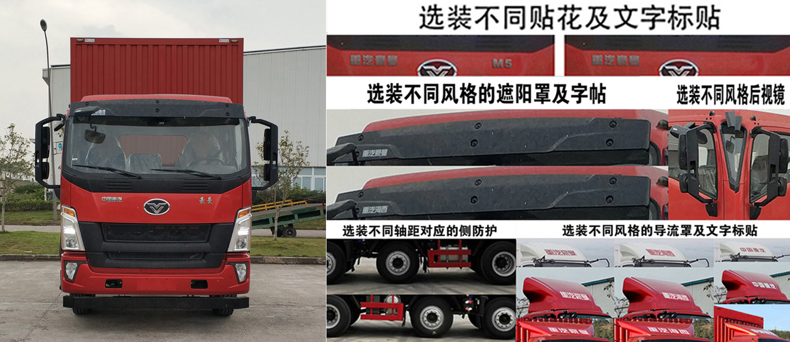 豪曼牌ZZ5248XXYKC0FB1廂式運(yùn)輸車(chē)公告圖片