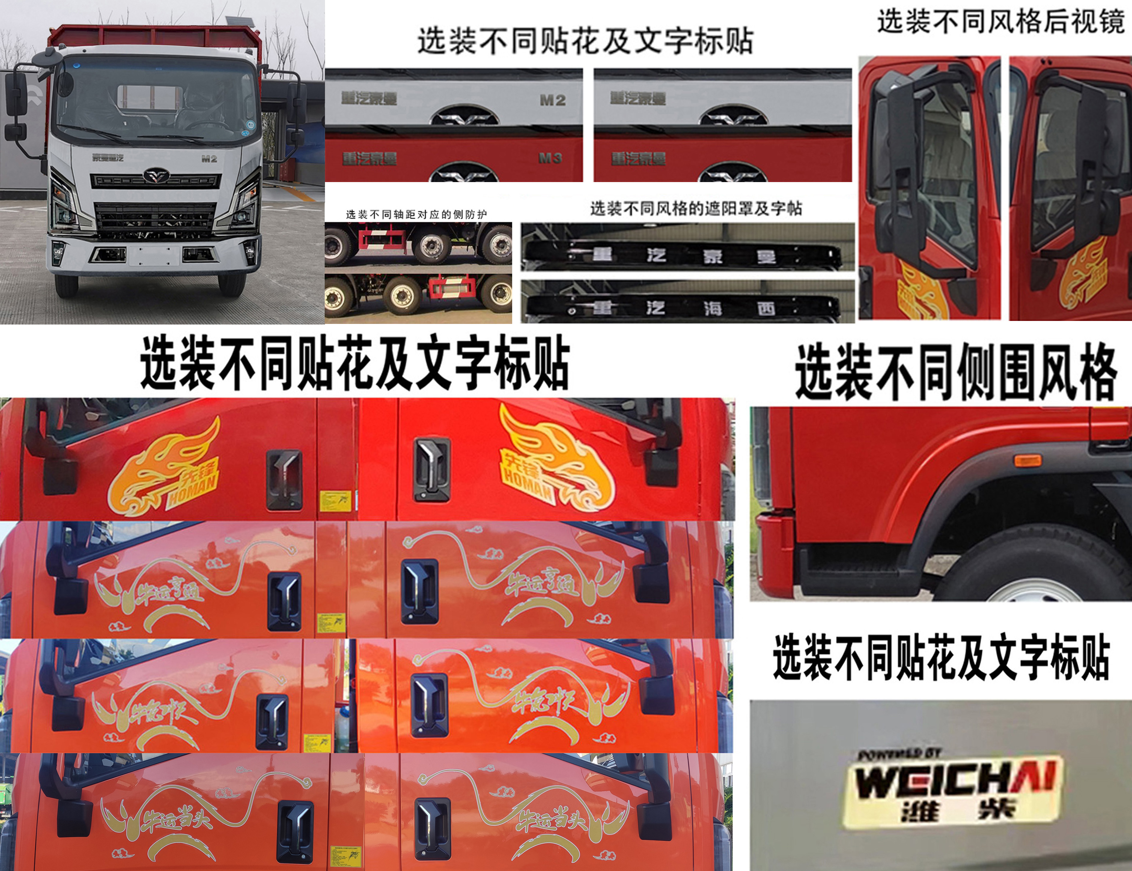 豪曼牌ZZ5248TPBGC7FB1平板運(yùn)輸車公告圖片