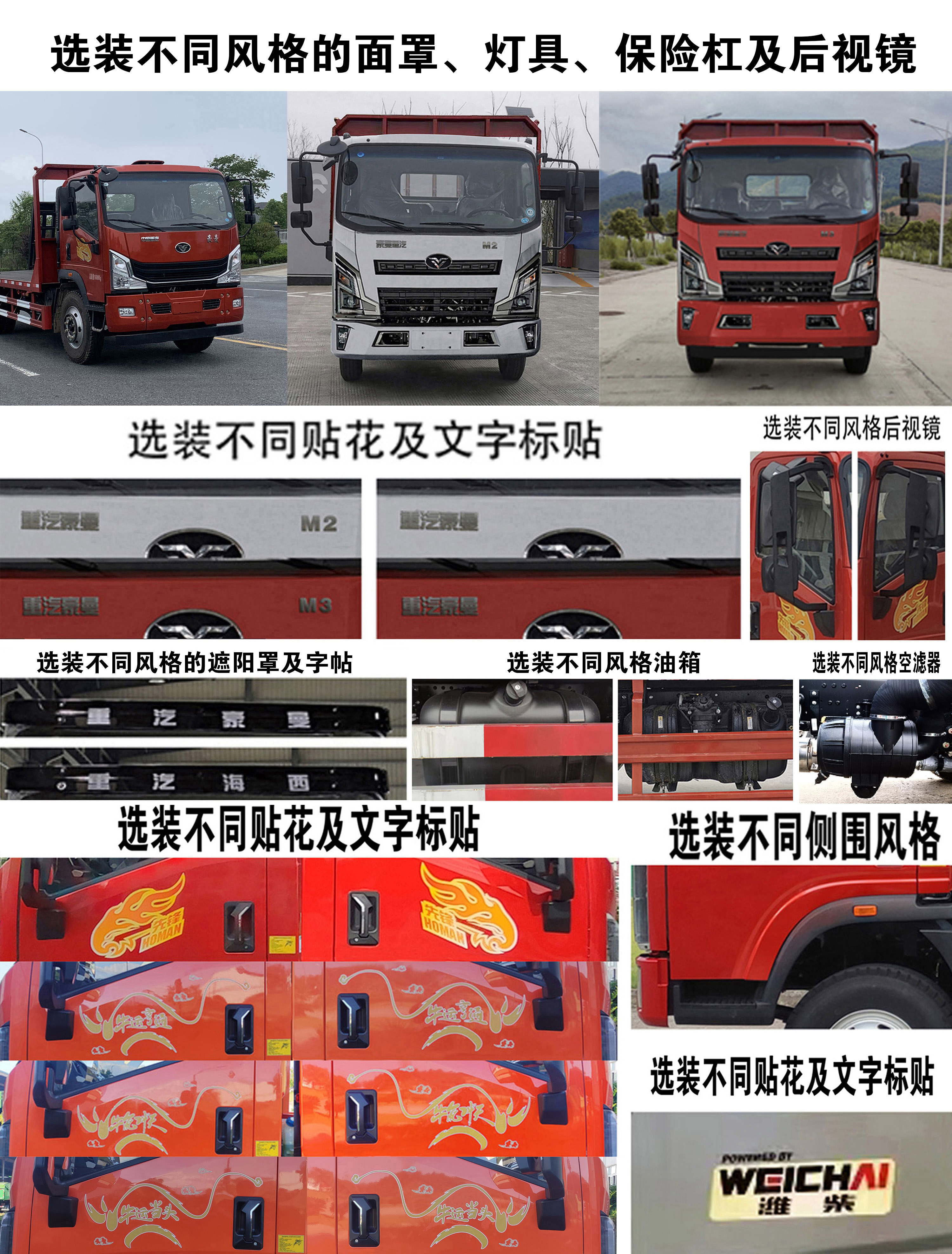 豪曼牌ZZ5168TPBG17FB0平板運(yùn)輸車公告圖片