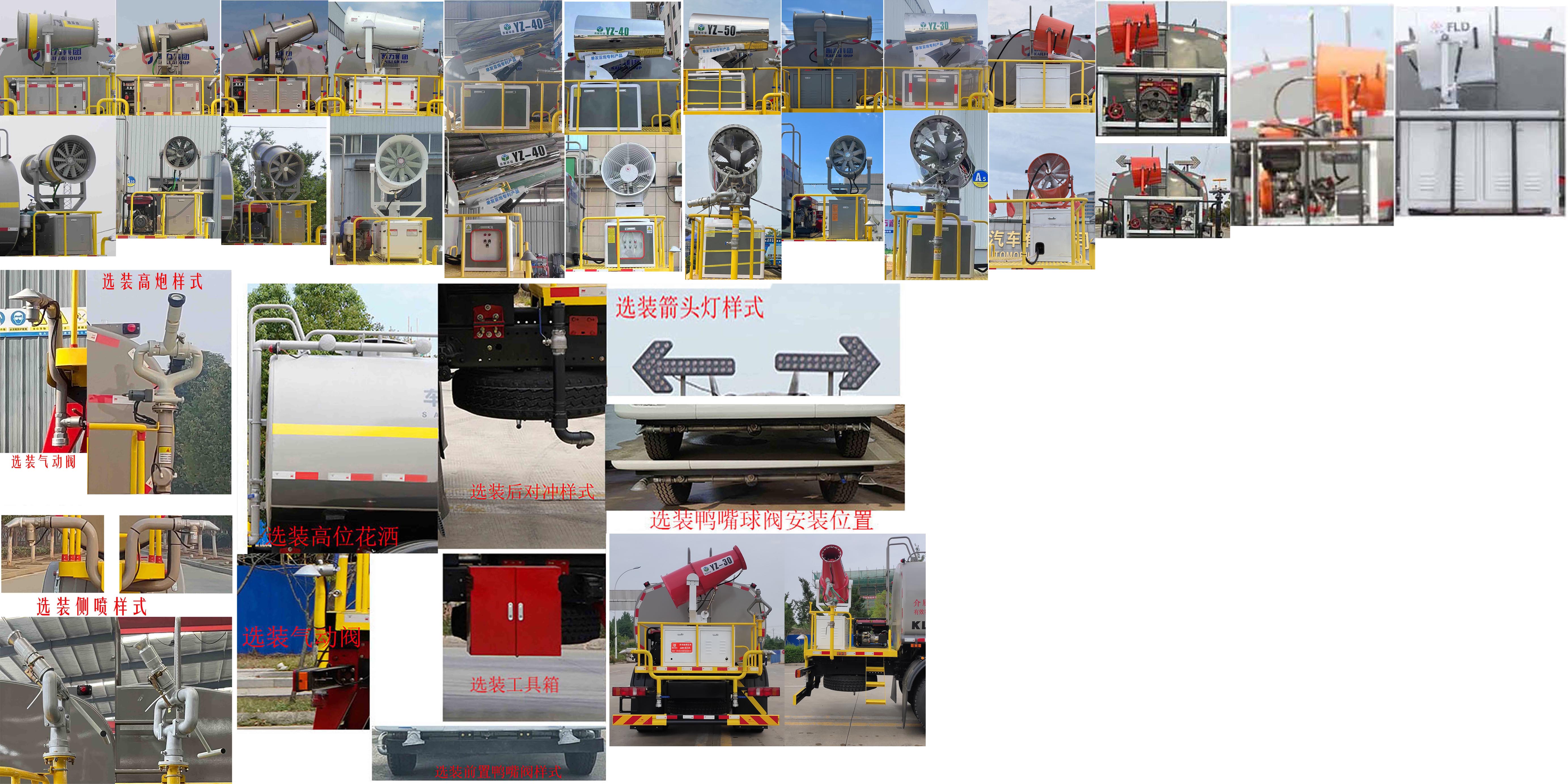 凱力風(fēng)牌KLF5180TDYZ6多功能抑塵車公告圖片