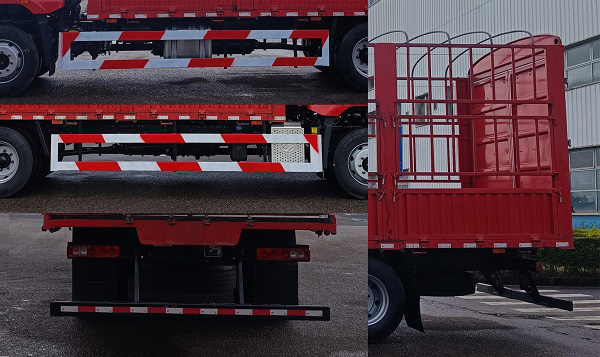 紅巖牌CQ5187CCYEY06521AJ倉(cāng)柵式運(yùn)輸車公告圖片