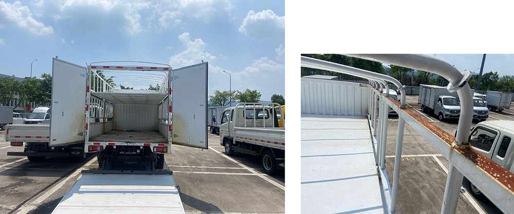 五十鈴牌QL5041CCYMVHA倉柵式運輸車公告圖片