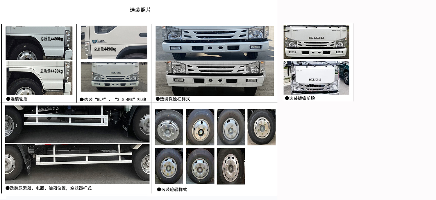 五十鈴牌QL5041CCYMVHA倉柵式運輸車公告圖片