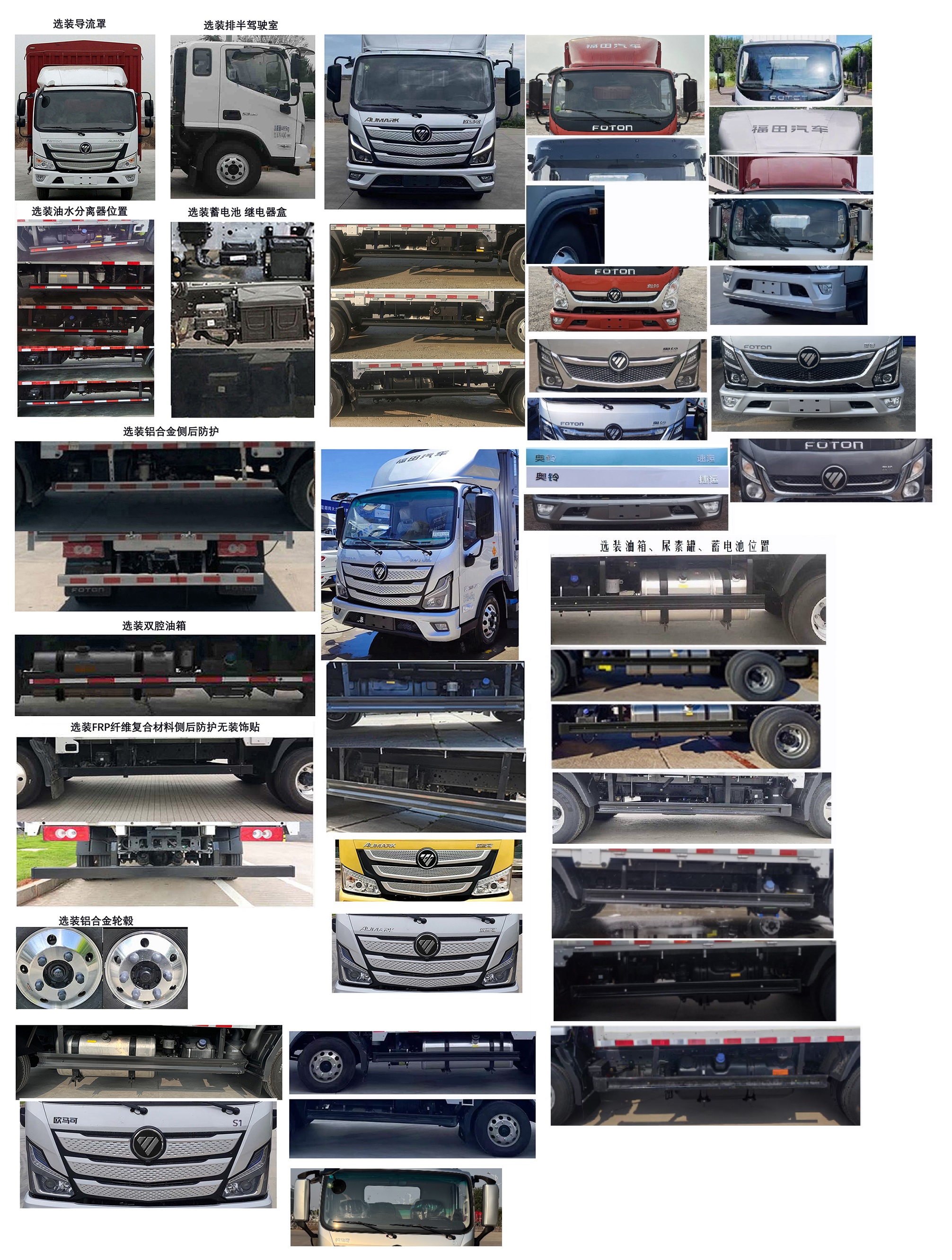 福田牌BJ5048CCY-FM8倉柵式運輸車公告圖片