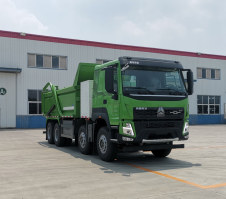 豪沃牌ZZ5312ZLJV3267Z1BEV纯电动自卸式垃圾车