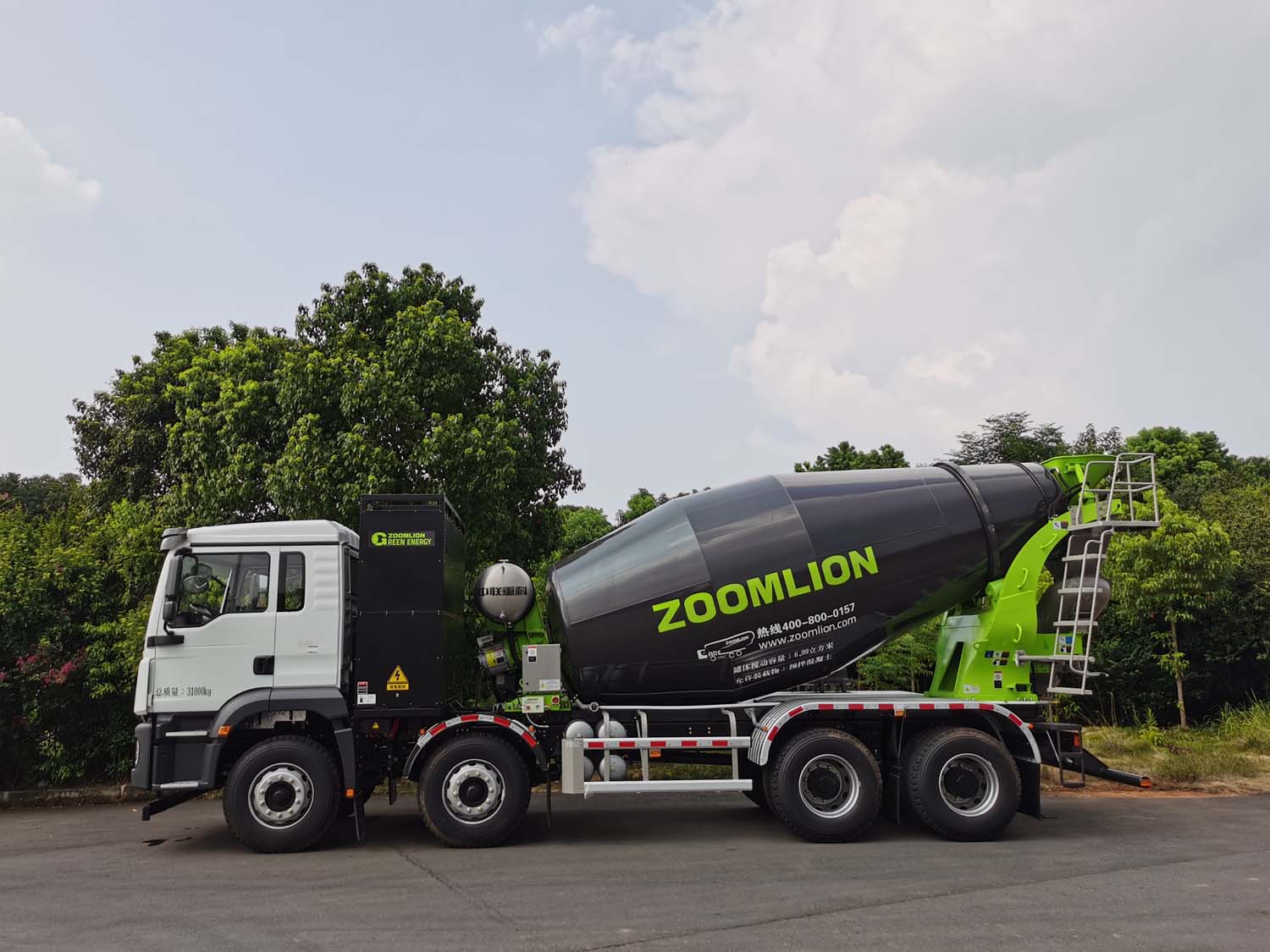 中聯(lián)牌ZLJ5312GJBLBEVH換電式純電動混凝土攪拌運輸車公告圖片