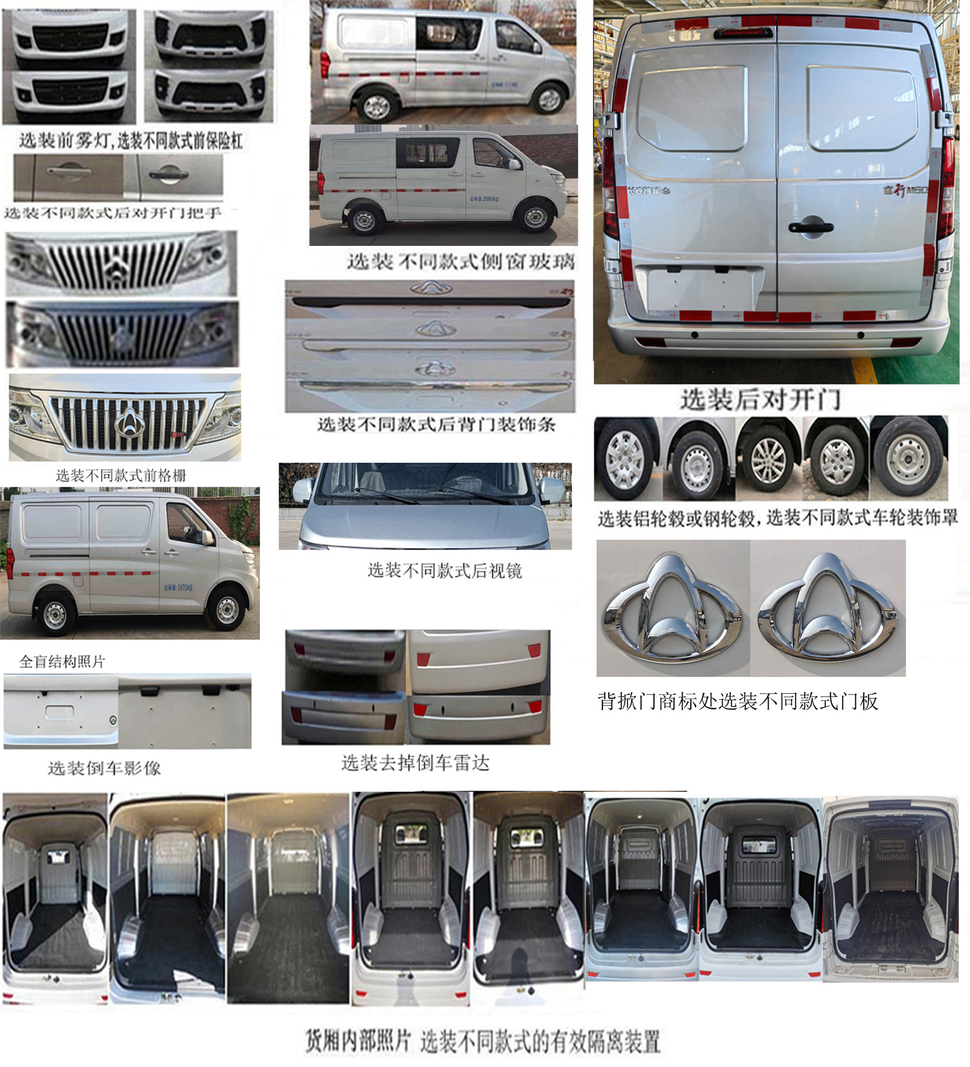 長安牌SC5021XXYAAR6廂式運輸車公告圖片