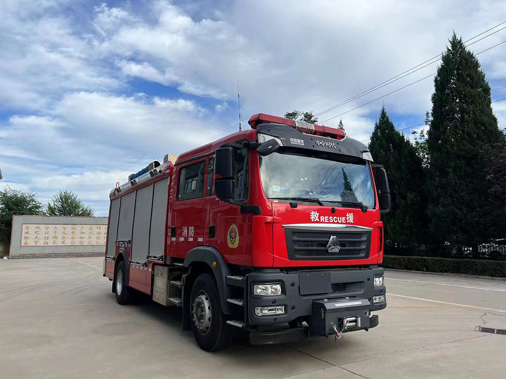 中卓時(shí)代牌ZXF5190GXFAP60/ST6壓縮空氣泡沫消防車