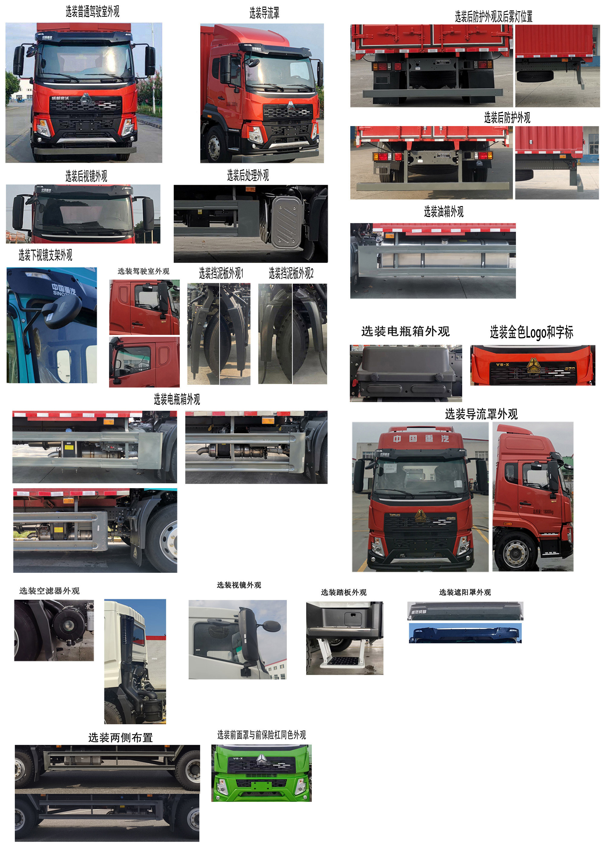 豪沃牌ZZ5184XYKN7117F11翼開(kāi)啟廂式車(chē)公告圖片