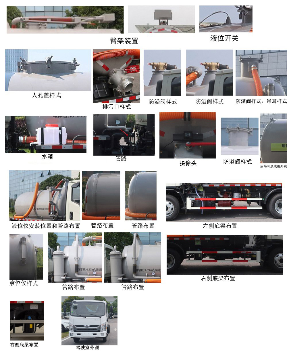 中聯(lián)牌ZBH5070GXEBJY6吸糞車公告圖片