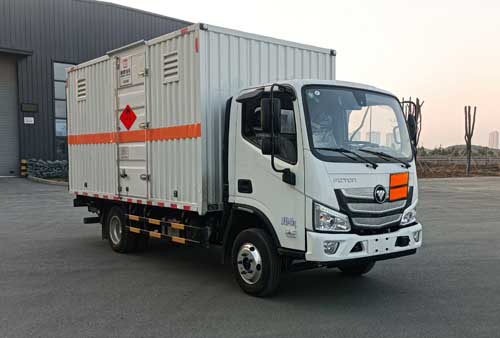 襄鑫鼎牌XDV5040XRQBJ6易燃?xì)怏w廂式運(yùn)輸車